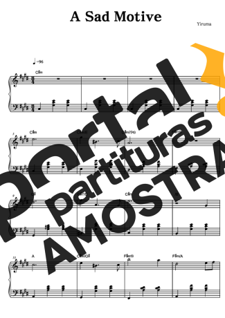 Yiruma A Sad Motive partitura para Piano