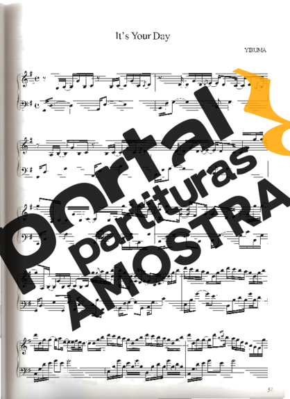 Yiruma Its Your Day partitura para Piano