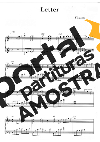 Yiruma  partitura para Piano