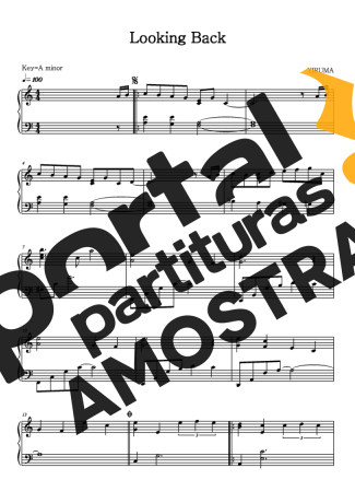 Yiruma Looking Back partitura para Piano