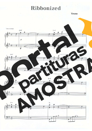 Yiruma Ribbonized partitura para Piano