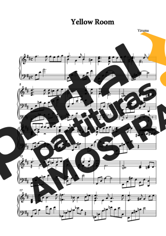 Yiruma Yellow Room partitura para Piano