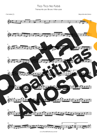 Zequinha de Abreu  partitura para Clarinete (C)